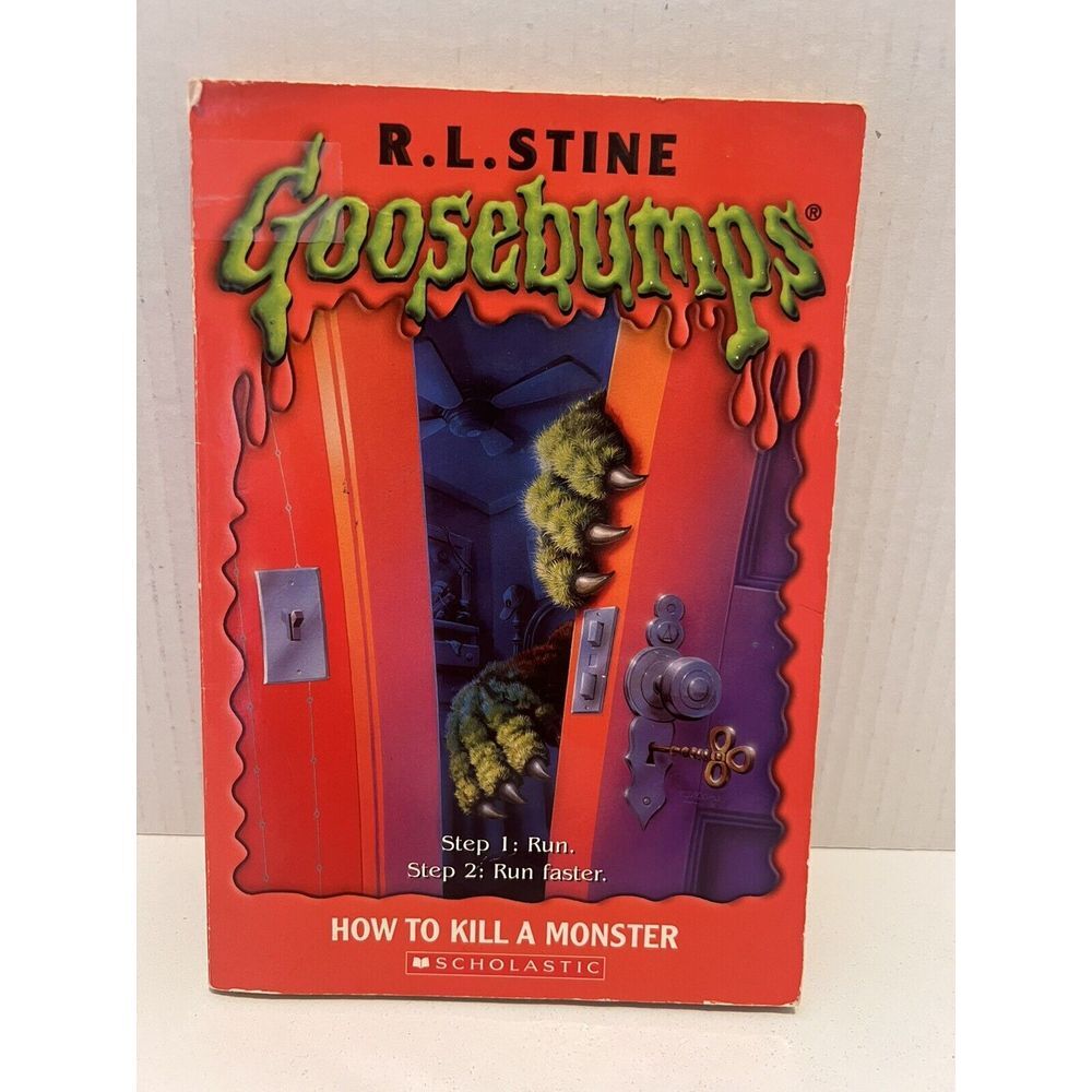GOOSEBUMPS How To Kill A Monster by R. L. Stine 1996 90s Vintage‎ Y2K Paperback